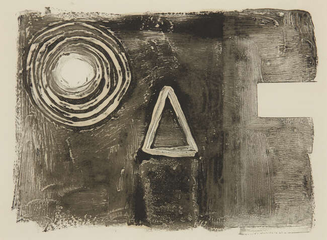
	
		Kenneth Rowntree,
		British 1915-1997-
		 
		Venetian Abstract, c.1960s;
		 
		