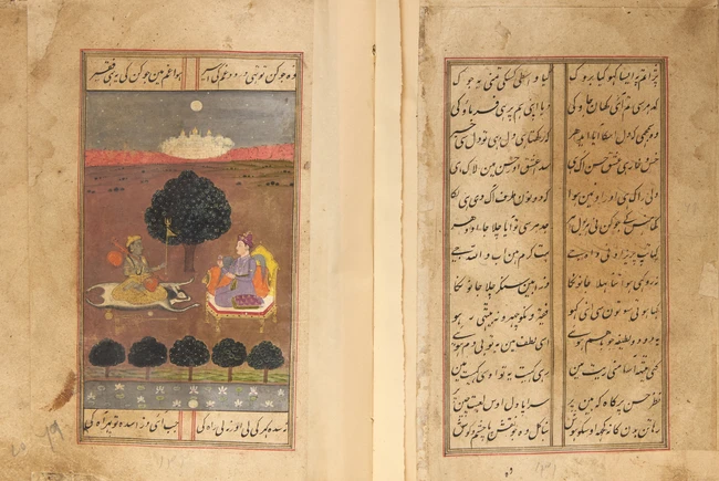An illustrated copy of Mir Ghulam Hassan Dehlvi : Sihr al-Bayan, the enchantment of story...