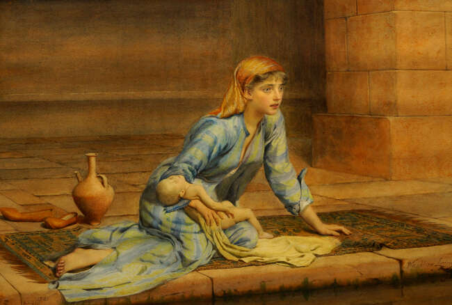 
	
		William Wardlaw Laing, 
		British act. 1873-1928- 
		 
		&#39;Bethesda&#39;, 1881; 
		 
		