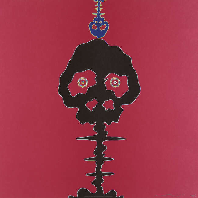 
	
		Takashi Murakami, 
		Japanese b.1962- 
		 
		PINK-TIME, 2008; 
		offset lithograph in...