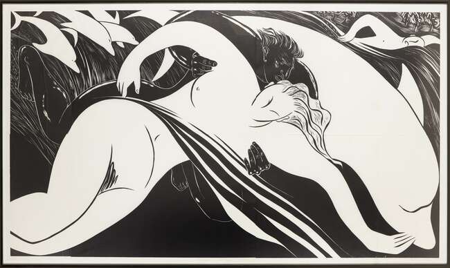 
	
		Tsugumi Ota, 
		Japanese b.1951-
		 
		 
		Flood - Survival (Animals), 1990;
		 
		
