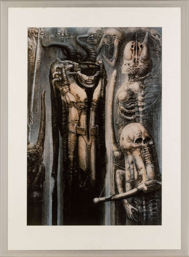 
	
		H.R. Giger, 
		Swiss 1940-2014- 
		 
		Four works; 
		 
		four offset lithographic...