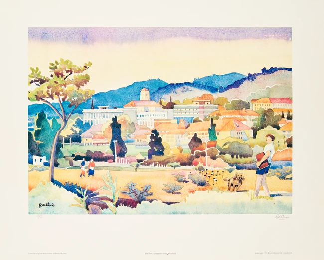 Walter Whall Battiss, South African, 1906-1982
A portfolio of four prints for the Rhodes...