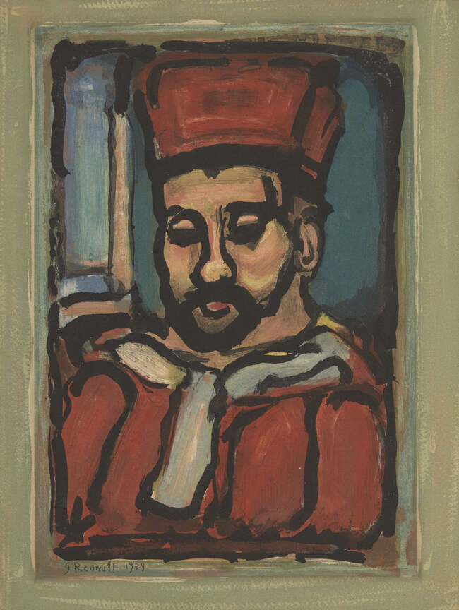 
	
		Georges Rouault, 
		French 1871-1958-
		 
		Le Juge from Georges Rouault by Lionello...