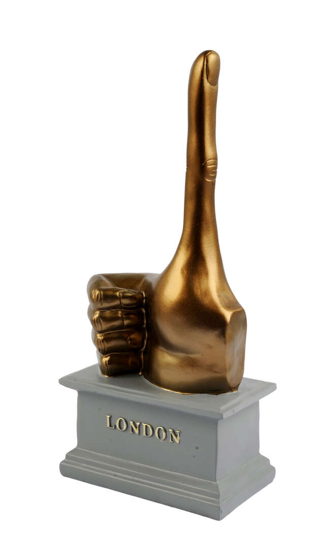 
	
		David Shrigley,
		British b.1968- 
		 
		Really Good, 2016;
		 
		polystone multiple,...