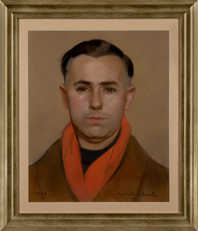
	
		Lucien Victor Guirand de Scévola, 
		French 1871-1950 - 
		 
		Portrait of a man...