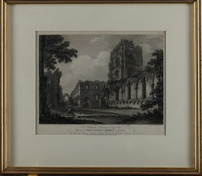 After Thomas Hearne, British 1744-1817- 
St Mary's Abbey, York, and Fountains Abbey; together...