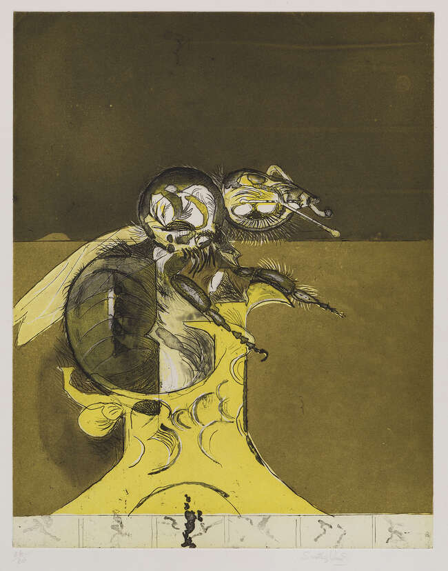 
	
		Graham Sutherland OM,
		British 1903-1980-
		 
		Hatching I [Tassi 180],...