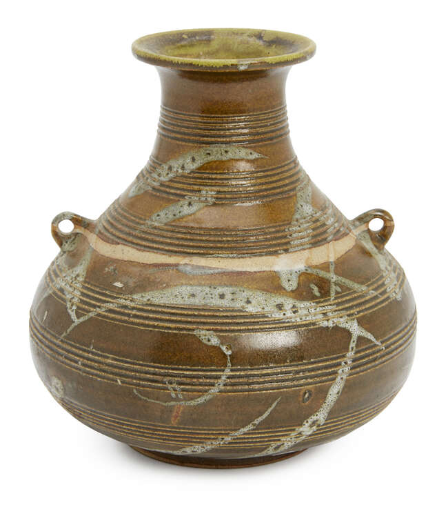 
	
		William Staite-Murray (1881-1962) and James Dring (1910-1985) attributed, a stoneware...