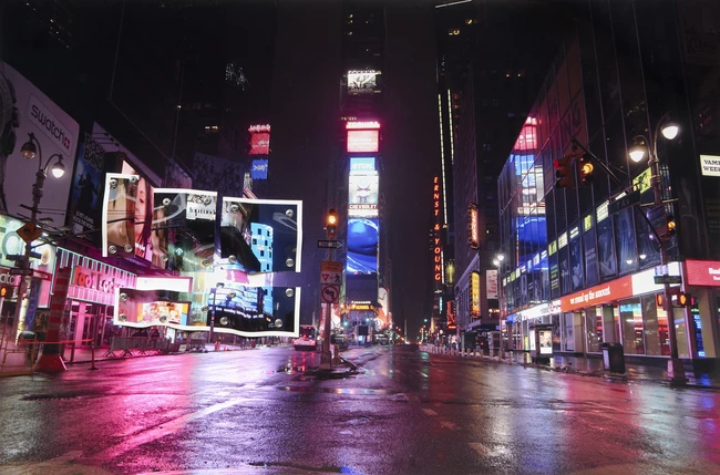 Sung Do Hong, Korean b.1953 - New York, 2008; photo collages, a set of 8, each signed and dated...