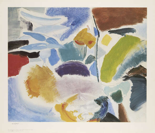 
	
		Ivon Hitchens, 
		British 1893-1979- 
		 
		Daffodils; 
		 
		offset lithograph in...