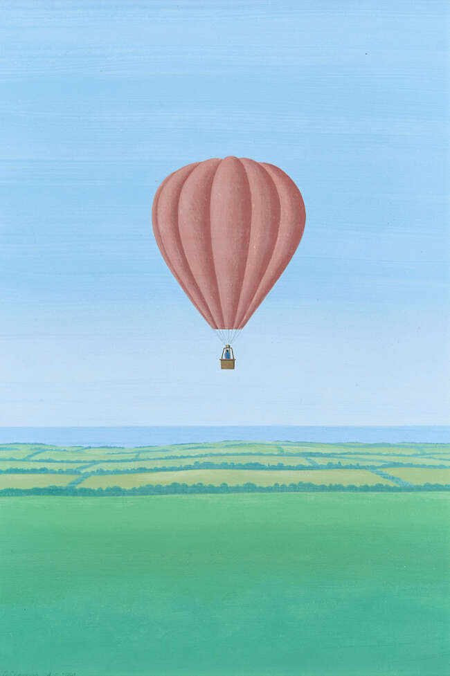 
	
		David Cheepen, 
		British 1946-2016 - 
		 
		Travelling Light, 1991; 
		 
		acrylic on...