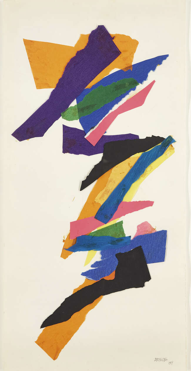 
	
		Alicia Perez Penalba, 
		Argentinean 1913-1982- 
		 
		Silk papers, 1981;
		 
		mixed...