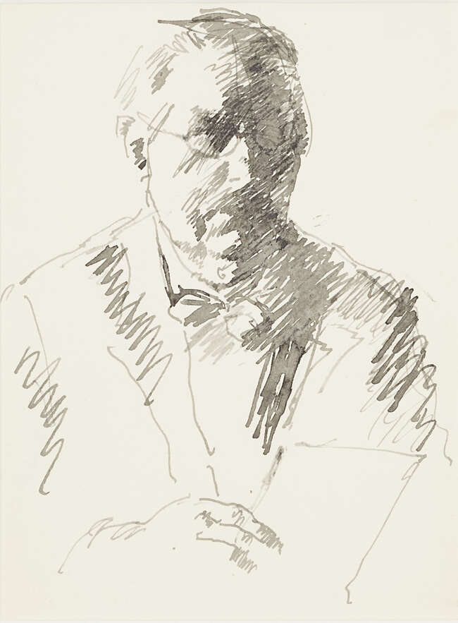 
	
		RTOArthur Ralph Middleton Todd RBA RA RE, 
		British 1891-1966- 
		Portrait of a Man;...