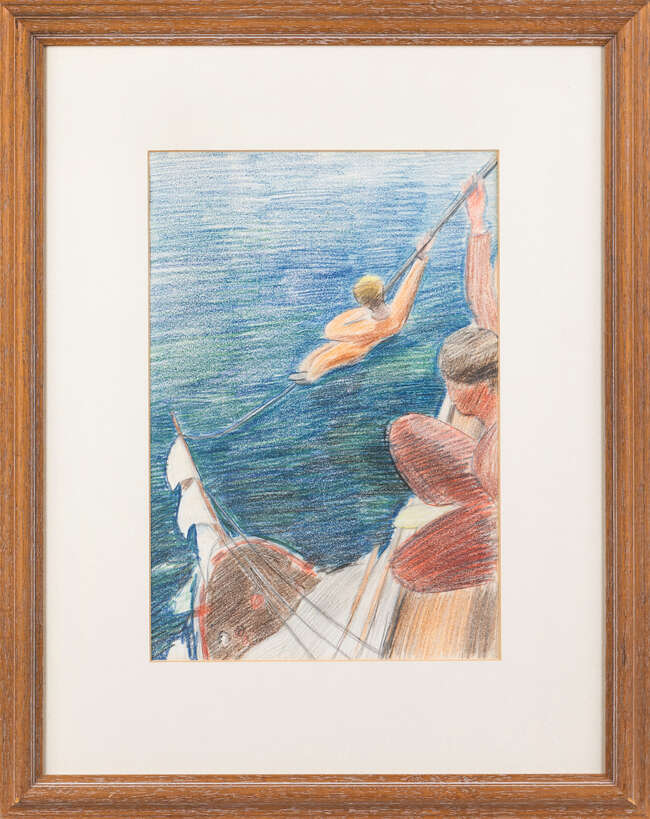 
	
		Richard Cotton Carline, 
		British 1896-1980 - 
		 
		Study for painting, 1931;...