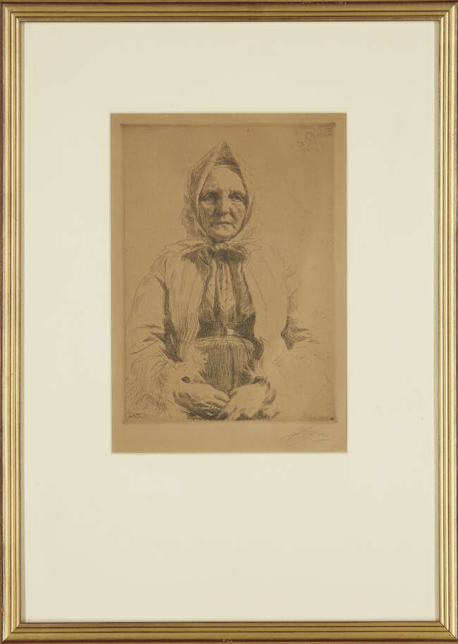 
	
		Anders Zorn, 
		Swedish 1860-1920- 
		 
		Mona [Hjert & Hjert 152], 1911; 
		etching on...