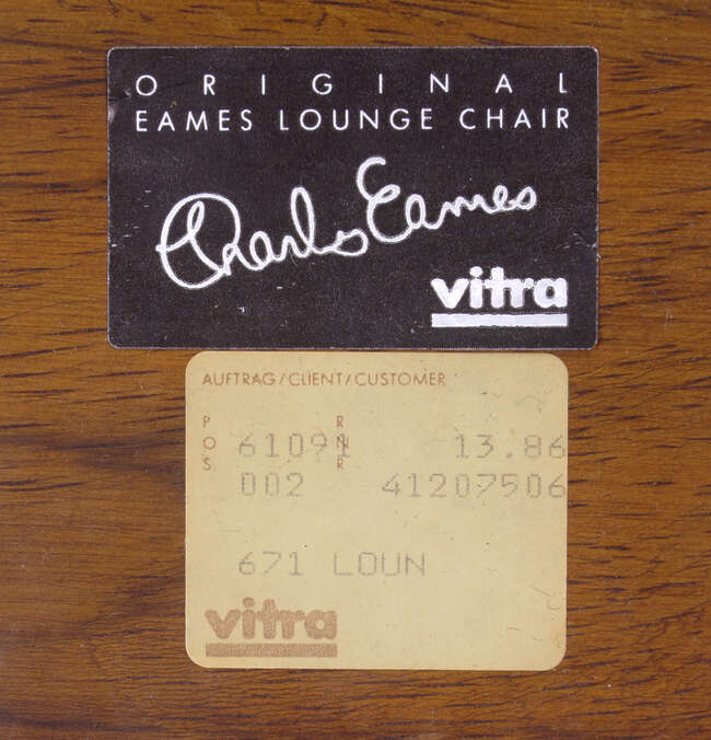 
	
		After Charles and Ray Eames, a &#39; 670&#39; lounge chair and &#39;671&#39; ottoman for Vitra,
		