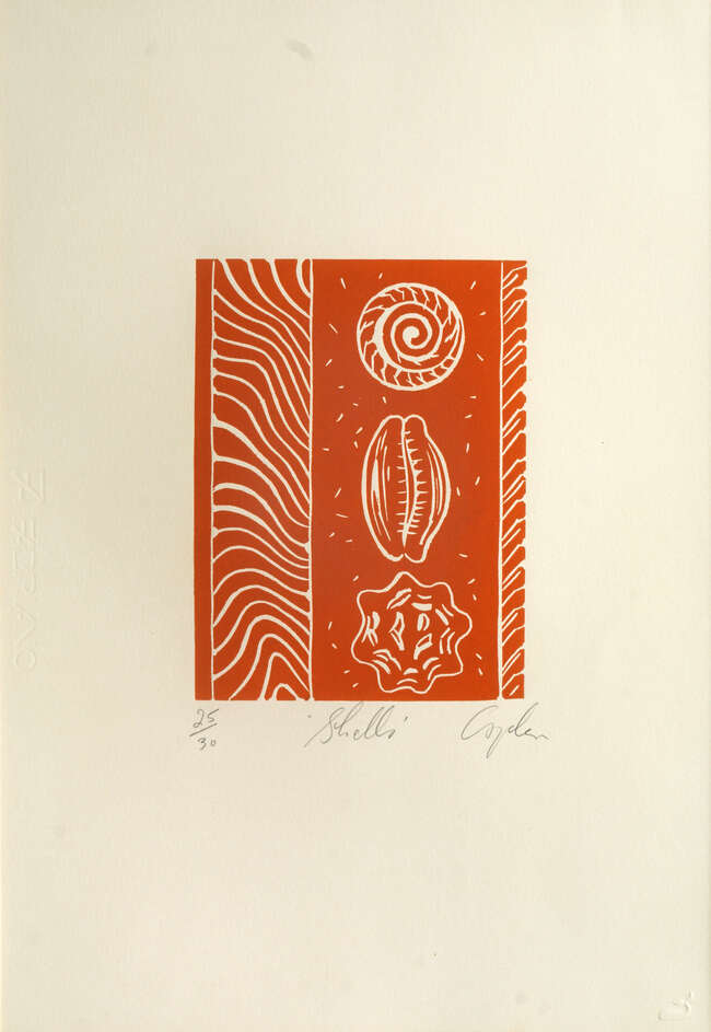 
	
		British School, late 20th/early 21st Century- Shells, and Moon, Sea & Shells;...