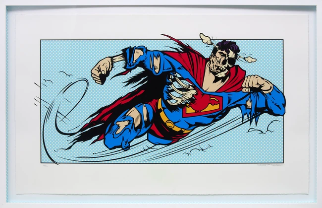 D*Face (Dean Stockton), British b.1978- No More Heroes, 2010; screenprint in colours on wove, 