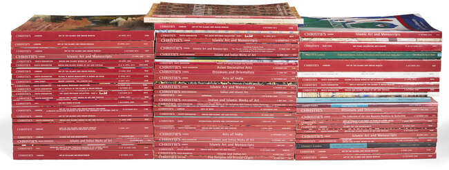 
	
		A group of 76 Christie&#39;s Islamic and Indian art auction catalogues, including: 
		