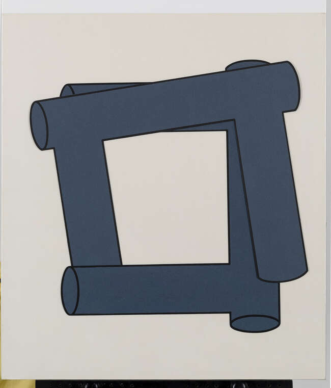 
	
		William Tucker RA,
		British b.1935-
		 
		B.Blue and C.Brown, 1969;
		 
		