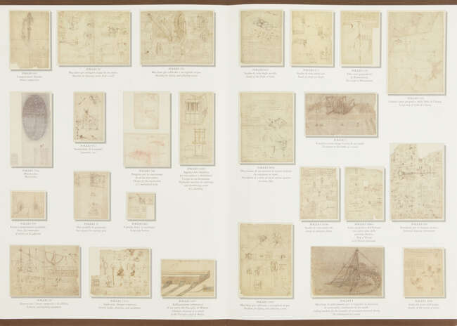 After Leonardo Da Vinci, Italian 1452-1519, Leonardo's Codex Atlanticus: 25 plates including,...