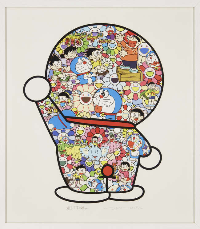 
	
		Takashi Murakami,
		Japanese b.1962-
		 
		Doraemon&#39;s Daily Life, 2019;
		 
		