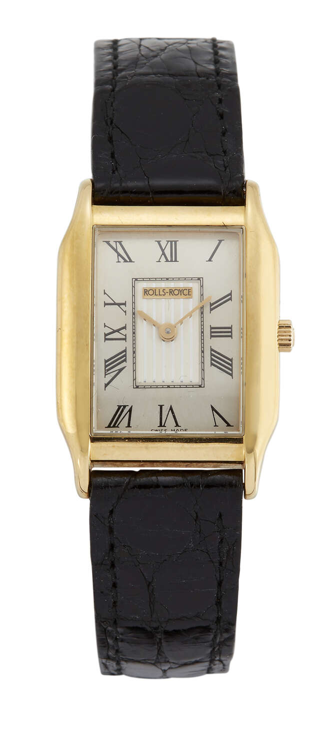 
	
		A lady&#39;s 18ct gold Limited Edition of 75, &#39;Springfield Rolls-Royce&#39; quartz wristwatch, by...