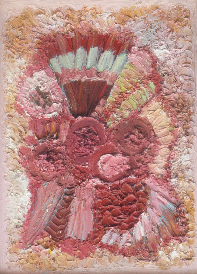 
	
		Halima Nalecz, Polish/British 1917-2008- Untitled, 1961; oil on canvas, 30.5x22.5cm,...