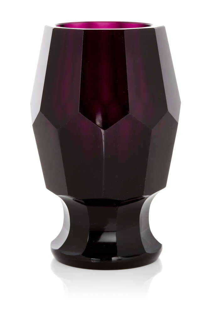 
	
		Josef Hoffmann (1870-1956) for Wiener Werkstatte (attributed), 
		 
		Faceted vase,...