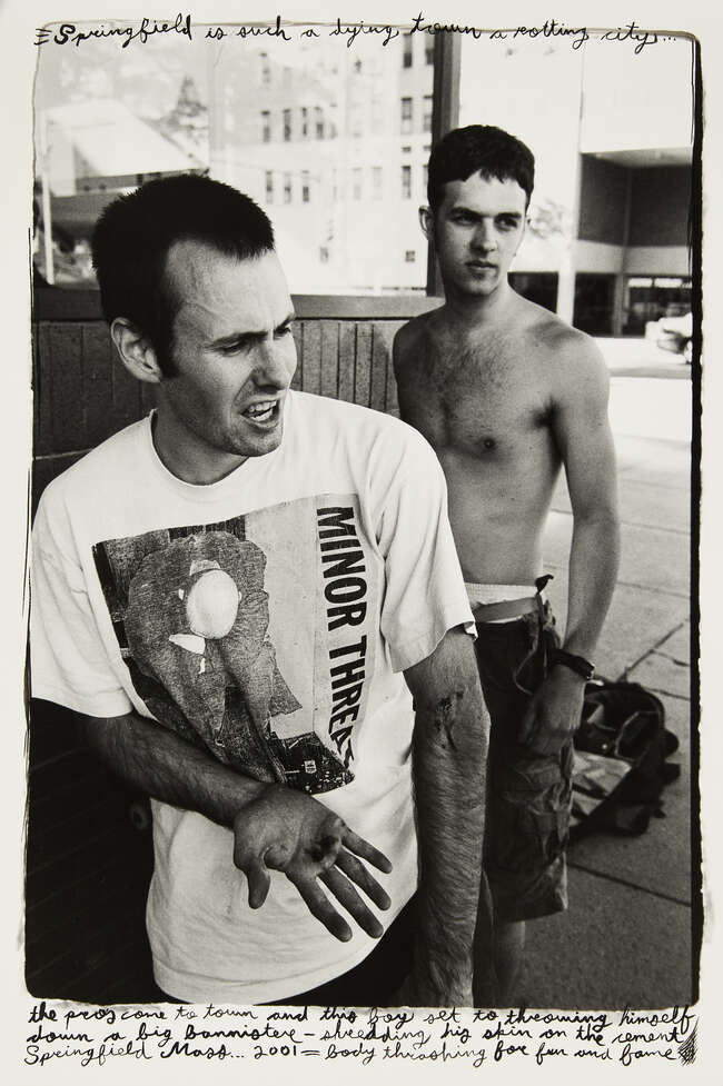 
	
		Ed Templeton, 
		American b.1972- 
		 
		Springfield Mass, 2003; 
		 
		gelatin silver...