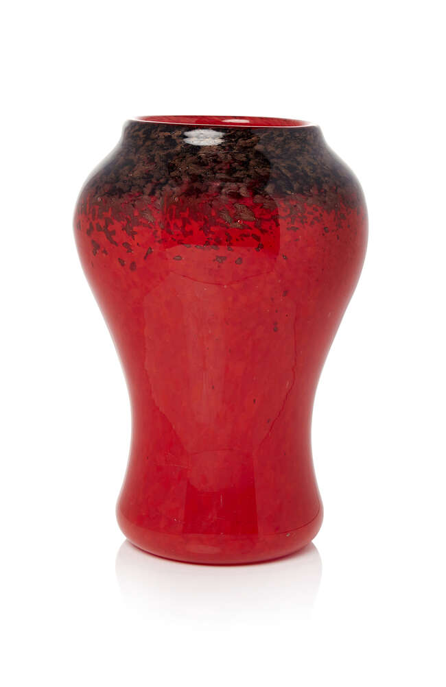 
	
		Monart, a cased glass vase 
		20th Century, partial acid mark &#39;Monart Ware&#39;, Moncrieff&#39;s...