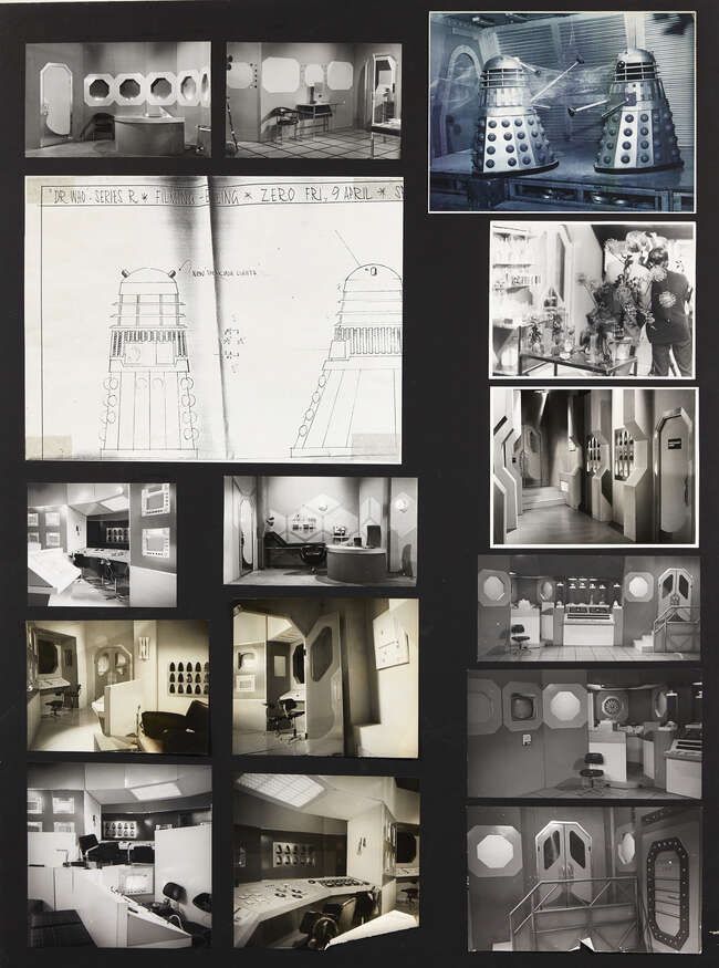 
	
		Derek Dodd, British, 1937-2018 a collection of photographs and copies of plans for the Dr...