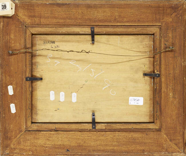 
	
		William Samuel Horton, 
		American 1865-1936 - 
		Landscape study; 
		 
		oil on...