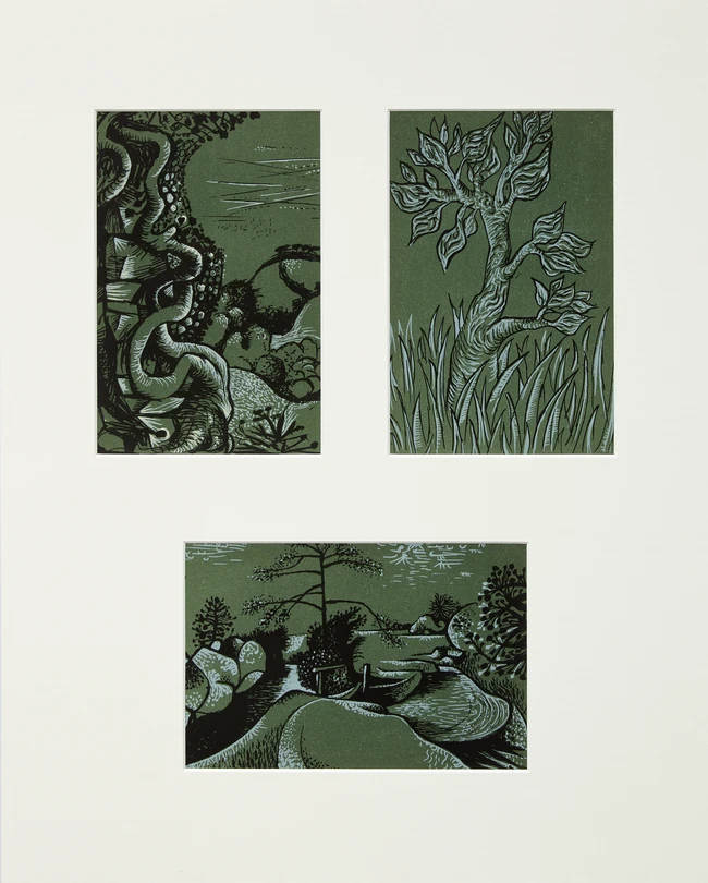 John Craxton RA, British 1922-2009, Sixteen prints for Visionary Poems and Passages or The...
