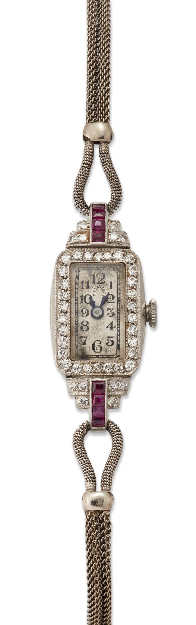 
	
		A Lady&#39;s  Art Deco, diamond and ruby cocktail watch, by The International Watch Co for...