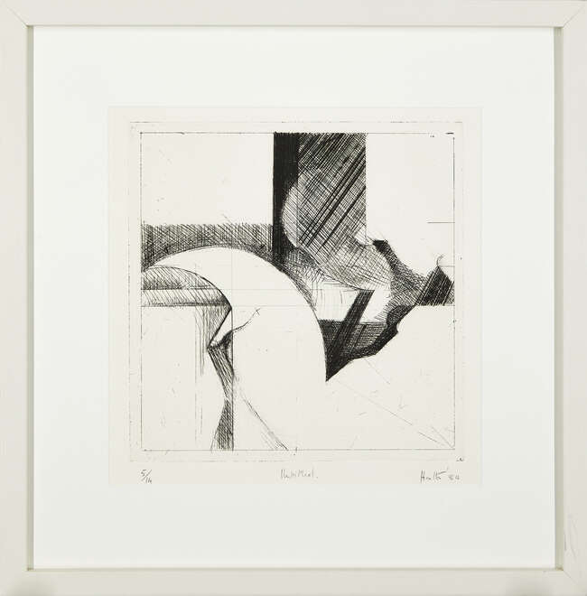 
	
		Adrian Heath, 
		British 1920-1992- 
		 
		Untitled, 1984; 
		 
		etching on wove,...