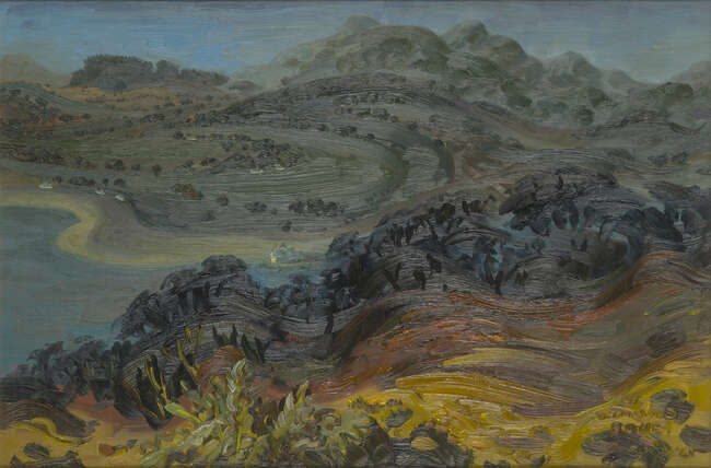 
	
		William Drummond Bone RWA ARSA, 
		Scottish 1907-1979- 
		 
		Landscape near Dornie,...