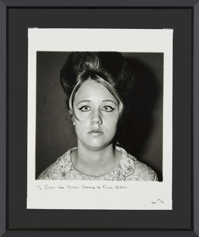
	
		Gillian Wearing CBE, 
		British b.1963-
		 
		To Diane Love Gillian (Homage to Diane...