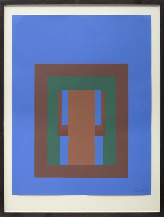Robyn Denny, British 1930-2014, Untitled, from the Paradise Suite, 1969; Untitled, from the...