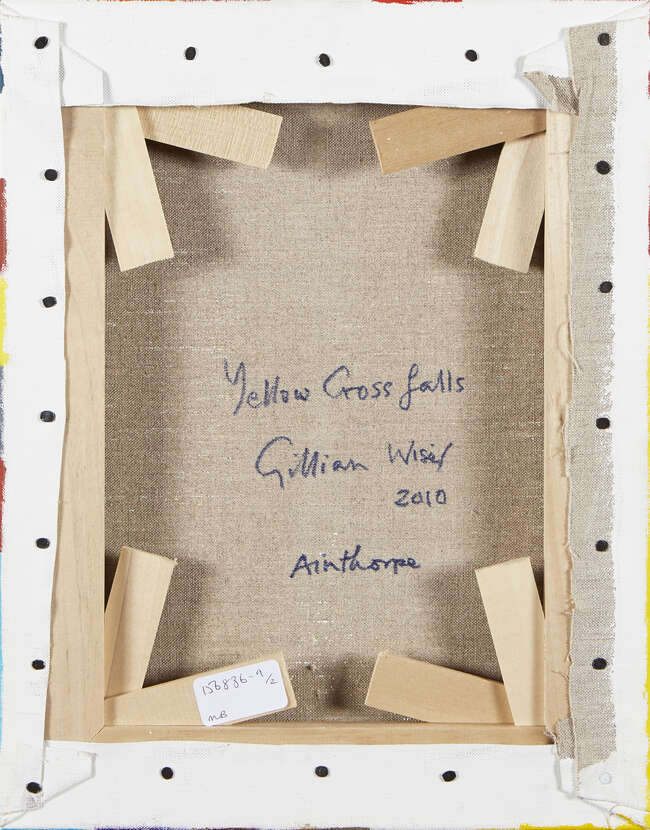 
	
		Gillian Wise, 
		British 1936-2020- 
		
		Blue Crosses & Yellow and Yellow Crosses...