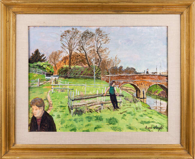 
	
		Carel Weight CH CBE RA, 
		British 1908-1997 - 
		 
		The Argument; 
		 
		oil on...