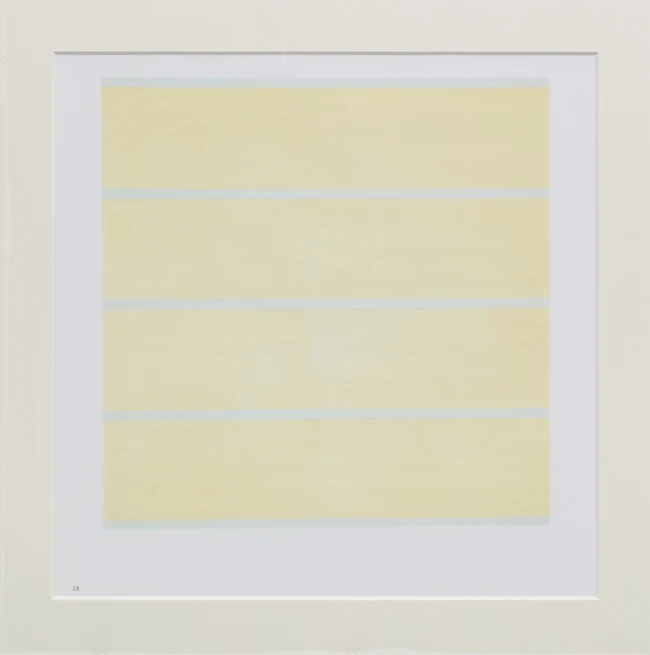 Agnes Martin, American / Canadian 1912-2004, 
Children playing, Happiness-Glee, I love love,...