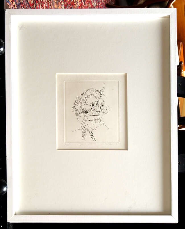 
	
		Frank Auerbach, 
		German/British b. 1931- 
		 
		Gerda Boehm, from Six Etchings of...