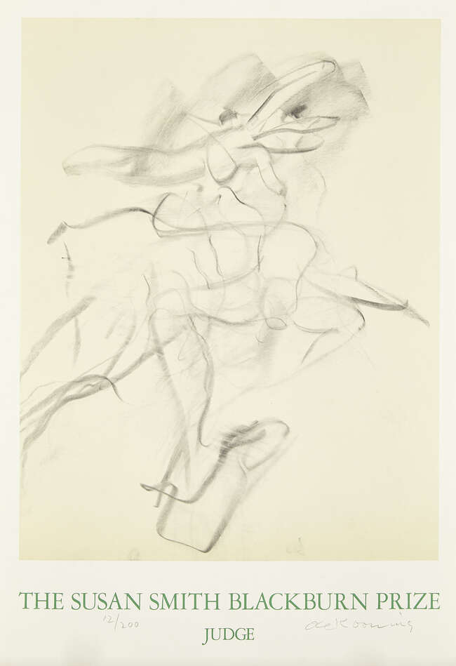 
	
		Willem de Kooning, 
		Dutch/American 1904-1997-
		 
		The Susan Smith Blackburn Prize...