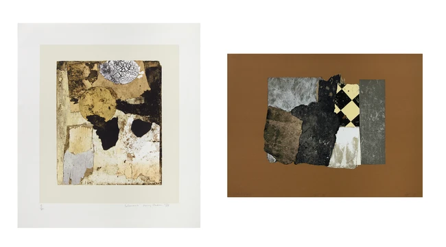 Harry Thubron OBE, British 1915-1985, Salamanca, 1978; Cortijio, 1980; two screenprints in colours on...