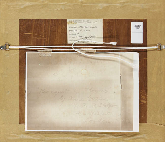 Anne Carline,
British 1862-1945-
A Bouquet of Flowers at Dubrovnik;
watercolour and pencil on...