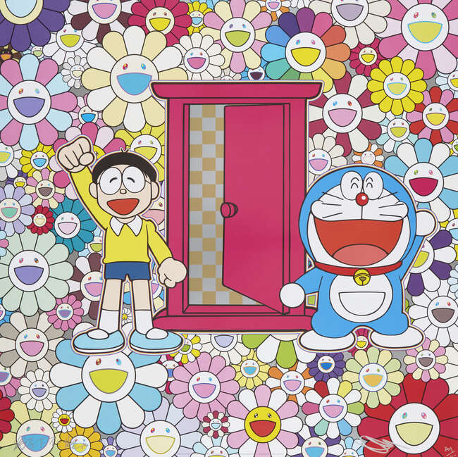 
	
		Takashi Murakami, 
		Japanese b.1962- 
		 
		We Came to the Field of Flowers Through...