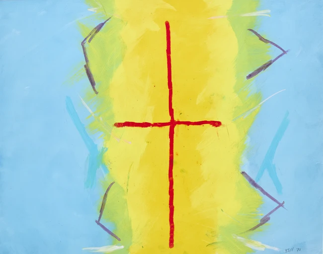Trevor Bell, British 1930-2017 - Untitled, 1978; mixed media on paper, signed and dated lower...