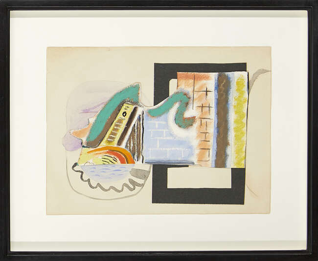 
	
		Eileen Agar RA, 
		British 1899-1991- 
		 
		Abstract Composition, 1936; 
		 
		